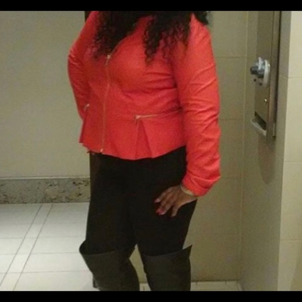 Red jacket
